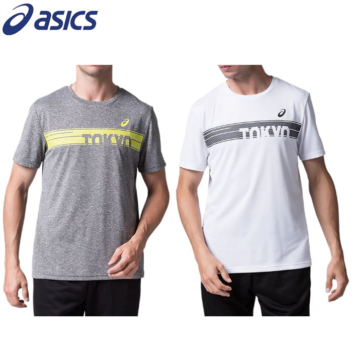 【あす楽対応】アシックス(asics) メンズ ランニング グラフィック ショートスリーブトップ (半袖 Tシャツ トップス トレーニングウェア スポーツウェア 陸上) 2011A849