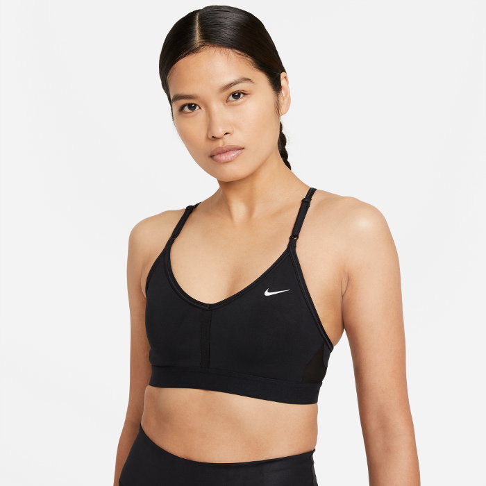 【あす楽対応】ナイキ(NIKE)ウィメンズ Vネック インディ ブラ(レディース ブラトップ スポーツブラ インナー ジム 運動 スポーツ トレーニング)CZ4457-010