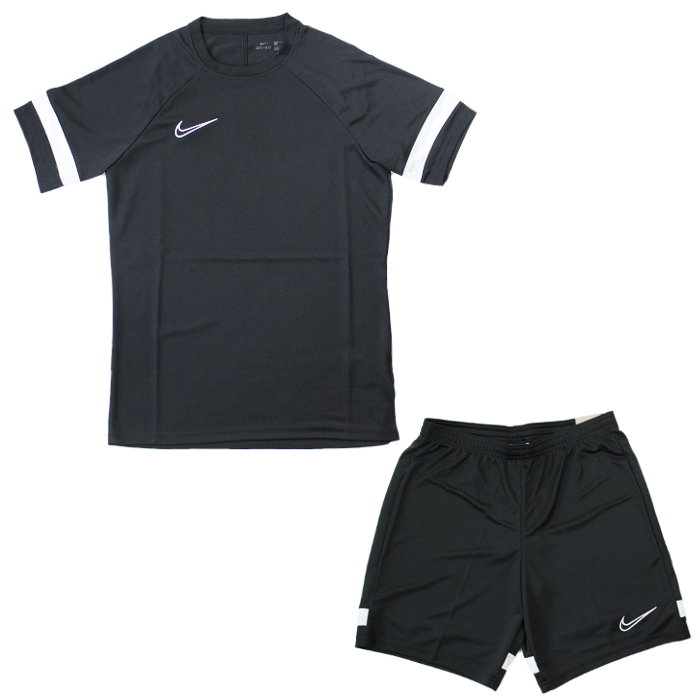 【あす楽対応】ナイキ(NIKE)メンズ 上下セット(半袖 Tシャツ トップス ハーフパンツ ズボン サッカー プラクティスウェア 運動 スポーツウェア トレーニングウェア)CW6102-010-CW6108-010