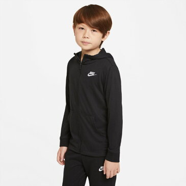 【あす楽対応】ナイキ(NIKE)YTH NSW L/S ジャージ フルジップ フーディ(ジュニア パーカー アウター スウェット カジュアル 子供服 普段着)DA0801-010