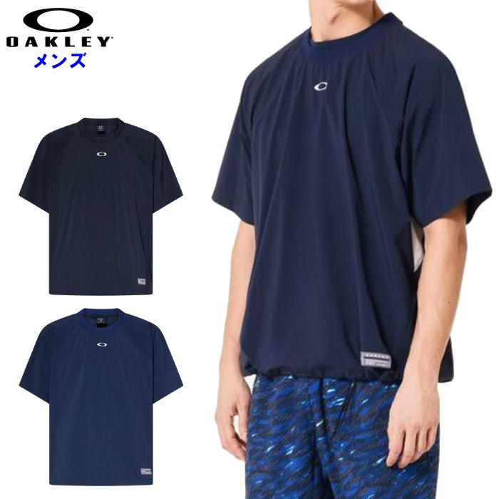 Rakuten - オークリー メンズ 半袖 ピステシャツ (野球 ソフトボール スポーツウェア トレーニング 撥水 ブラック 黒 OAKLEY 即日発送) FOA408995
