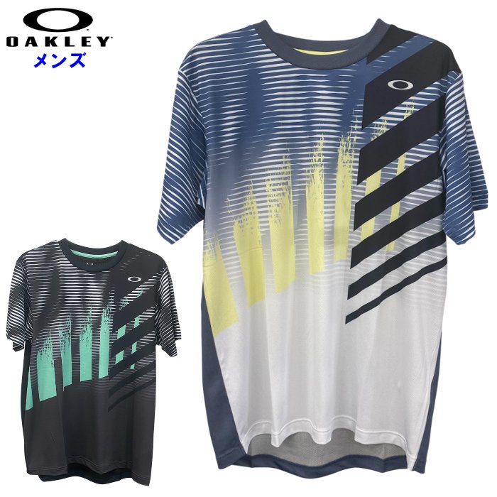 Rakuten - オークリー メンズ Tシャツ (半袖 シャツ テニス ソフトテニス ゲームシャツ スポーツウェア トレーニング 運動 ランニング OAKLEY 即日発送) FOA409035