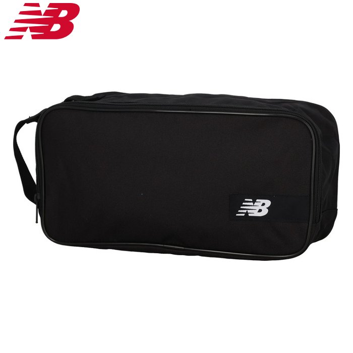 Shoes Bags - ニューバランス メンズ シューズケース (レディース 男女兼用 シューズバッグ 運動 スポーツ シューズ入れ 靴入れ サッカー バスケットボール new balance 即日発送) LAB55622-BKW