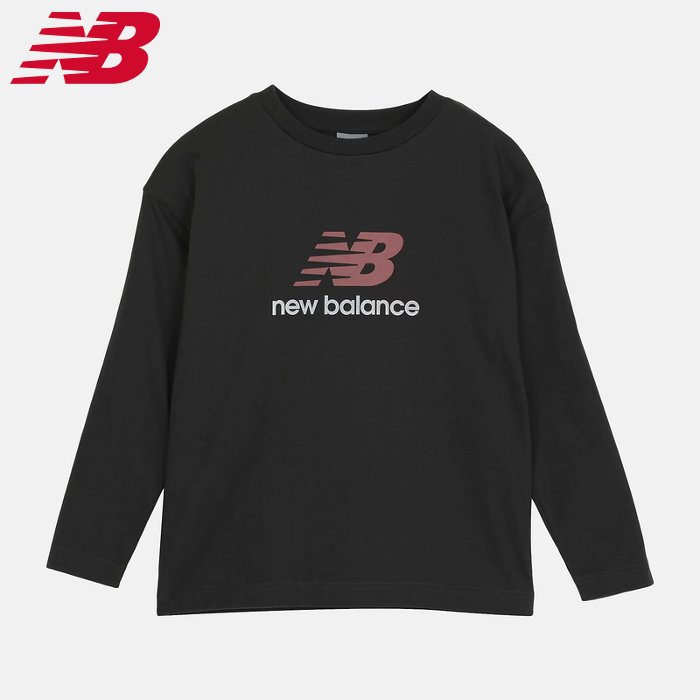 Rakuten - ニューバランス ジュニア 長袖Tシャツ (キッズ 子ども ロンT ファッション 小学生 小学校 通学 なめらかなポリニット構造 スポーツウェア トレーニング 普段着 NEW BALANCE 即日発送) YT61I4O0