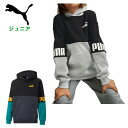 プーマ(puma) キッズ ボーイズ PUMA POWER カラーブロック フーディースウェット ●素材 ・本体:裏起毛(コットン68%・ポリエステル(リサイクル)32%) ・袖口・裾:リブ(コットン96%・ポリウレタン4%) ・ポケット袋:天竺(コットン100%) ●カラー ・04:Light Gray Heather ・43:Parisian Night ●サイズ ・140/150/160 サイズチャートはこちら(クリックで拡大) ※平台に平置きし、実寸を測定しております。 ※サイズの単位は、cm(センチ)です。 ※サイズ表には、販売されていないサイズが表示されている場合がございます。 ※シューズ以外は若干の誤差(1~2cm)が発生します。あらかじめご了承ください。 メリハリの効いたバイカラーのブロックパターン切り替えが、印象的な佇まいを演出するアイテム。 程よく肉厚でソフトなスウェット生地と、ドロップショルダーが生み出すゆったりとしたシルエットがおしゃれな一枚。 ・レギュラーフィット ・ドロップショルダー ・身頃と両袖にブロックパターン切り替え ・身頃の切り替えにカラーパイピング ・左胸と両袖にブランドロゴプリント ・バックセンターにブランドピスネーム ・袖口と裾はリブ仕様 ・カンガルーポケット ※商品の画像はできる限り実物に近づけるよう配慮しております。 お使いのモニターやご覧になる環境によりまして、 色目が若干異なる場合がございますので、ご了承くださいませ。 ※メーカー希望小売価格はメーカーサイトに基づいて掲載しています。プーマ(puma) キッズ ボーイズ PUMA POWER カラーブロック フーディースウェット