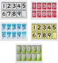 エバニュー 数字シール5枚組 (運動会 体育祭 備品 寄贈品 学校体育機器 EVERNEW) EKU400(4)