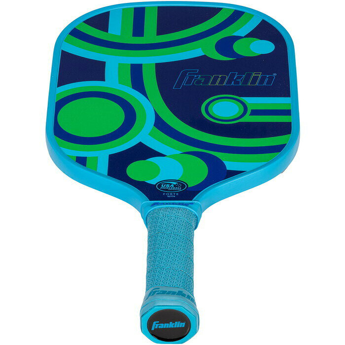ファンスポーツのフランクリン ピックルボール パドル Forte Youth Paddle-Blue/Green (ジュニア用 子ども ラケット フォルテ ユースパドル ニュースポーツ Franklin) 52774｜アングル3