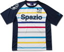 最終チャンス!【ラスト3日間限定クーポン】スパッツィオ ボーダープラシャツ (メンズ レディース Tシャツ 練習着 半袖シャツ サッカー フットサル spazi...