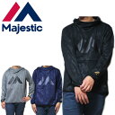 【あす楽対応】 マジェスティック(majestic) メンズ フリースパーカー (スウェット トレーナー ウェア 野球 ソフトボール スポーツ 運動 ワンポイント フード付き カンガルーポケット) XM06MAJ012