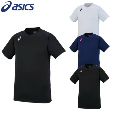 アシックス(asics)プラクティスショートスリーブトップ(メンズ レディース ユニセックス 男女兼用 Tシャツ 半袖 バレー プラシャツ)XW6746