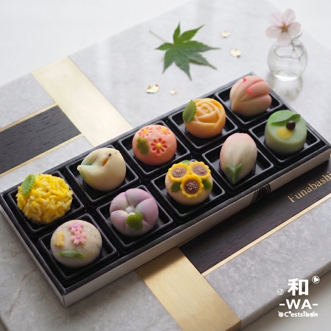 セシボン-C'estsibon-和-WA-「彩」上生菓子10個入 夏ギフト お中元 夏ギフ お盆 帰省 お土産 お供物 お供え 敬老の日 ご挨拶 食べ物 お返し 生菓子 和菓子 練り切り お菓子 お祝い 内祝い プレゼント ギフト 誕生日 お取り寄せ 詰め合わせ 送料無料 あす楽対応 最強翌日配送 funabashi-ya-10000000 セシボン-C’estsibon- サンプル画像2