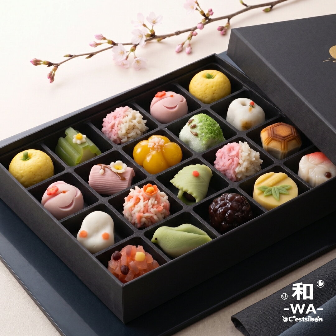 【お届けは12/29から】セシボン-C'estsibon-和-WA-「彩」上生菓子20個入 送料無料 お歳暮 お年賀 年末 年始 冬ギフト ギフト プレゼント お祝い 内祝い 謹賀新年 おせち お菓子 スイーツ 詰め合わせ ご挨拶 新春 和菓子 生菓子 冷凍 あす楽対応 最強翌日配送 船橋屋 冷凍