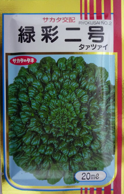 【サカタのタネ】緑彩2号タァツァイ　20ml
