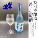 楽天柴崎酒造船尾瀧　特別本醸造　濃い生原酒　720ml