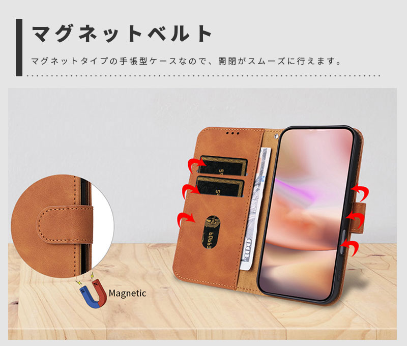 スマホケース Rakuten Hand 5Gケース 手帳型 Rakuten Handケース マグネット式 楽天ハンド5gケース 楽天 handカバー レザーケース rakuten handケース スタンド機能 カード収納 らくてんはんど5Gケース 楽天ハンドケース 楽天Handケース らくてん hand 5Gケース