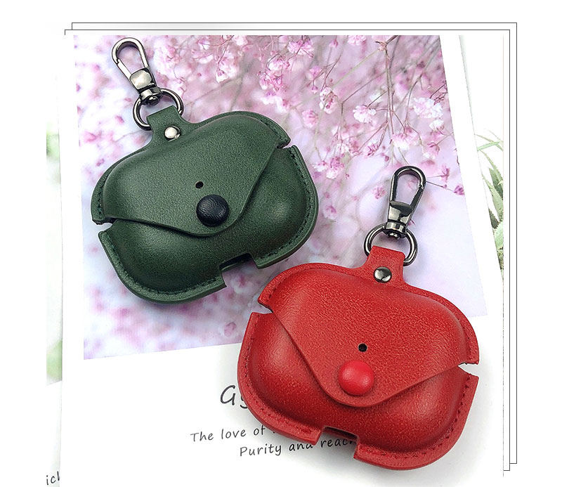 Apple AirPods Pro ケース puレザー カバー アップル エアーポッズプロケース アクセサリー 高級感 柔らかい AirPods Proケース カラビナ付き イヤホン 収納ケース キズ防止 耐衝撃 AirPods Pro Case AirPods Pro tpuケース 一体式