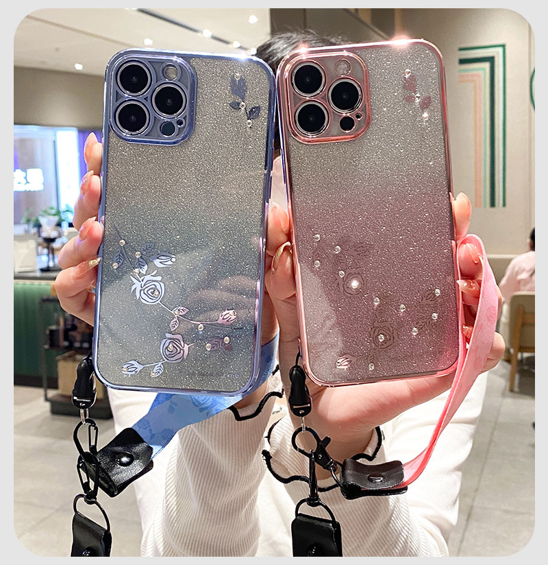 スマホケース iPhone 16eケース スマホショルダー iPhone14 14ProMax 14Pro 14Plus iPhone13 13ProMax iPhone12 12Pro 12ProMax 11Pro Max X XR Xs XsMax SE 第二世代 第三世代 iphoneカバーiPhone7 8 Plus 2WAY ショルダー ストラップ タイプ 韓国 透明 ラメ