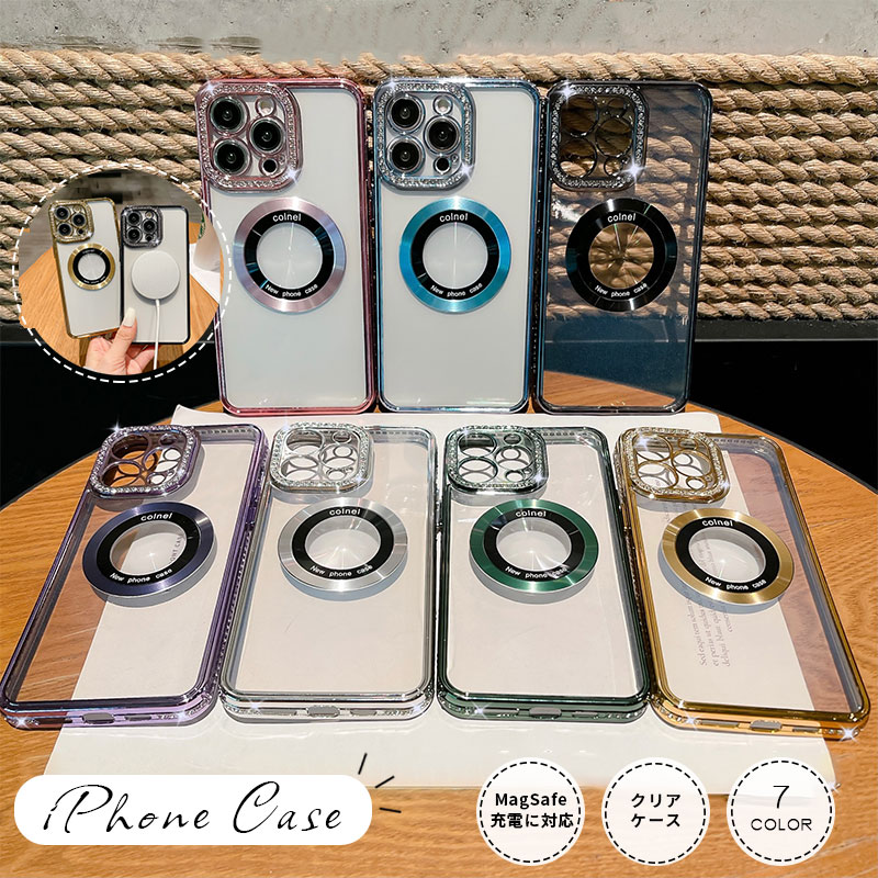 スマホケース iPhoneケース iPhone 14 14 Plus 14pro 14 Pro Max 13 13pro 13 Pro Max 12 12pro 11pro 11 Pro Max ケース MAGSAFEケース 磁力吸着 あいふぉん14カバー iPhone 13 Proケース 大人かわいい おしゃれ クリア 透明 ストラップホール
