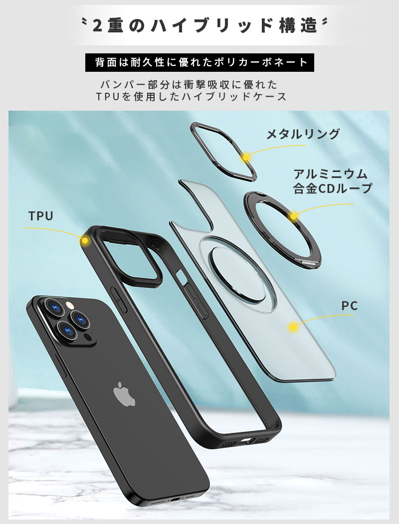 多機能360度回転スタンド iPhone 15...の紹介画像3