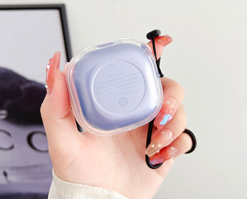 Galaxy Buds FEケース Galaxy Buds Pro/Buds2 Proケース 透明 ワイヤレスイヤホン ...
