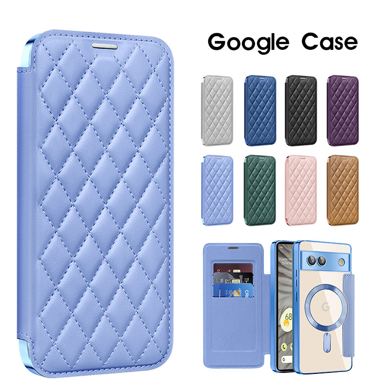 スマホケース Google Pixel 9aケース Pixel 7aケース 手帳型 Pixel 8aカバー 財布型 Pixel 7aケース Pixel 8aケース マグネット無し グーグルピクセル7aケース Magsafe対応 ワイヤレス充電対応 グーグルピクセル8aケース カード入れ Pixel8a カード収納 キルティング調