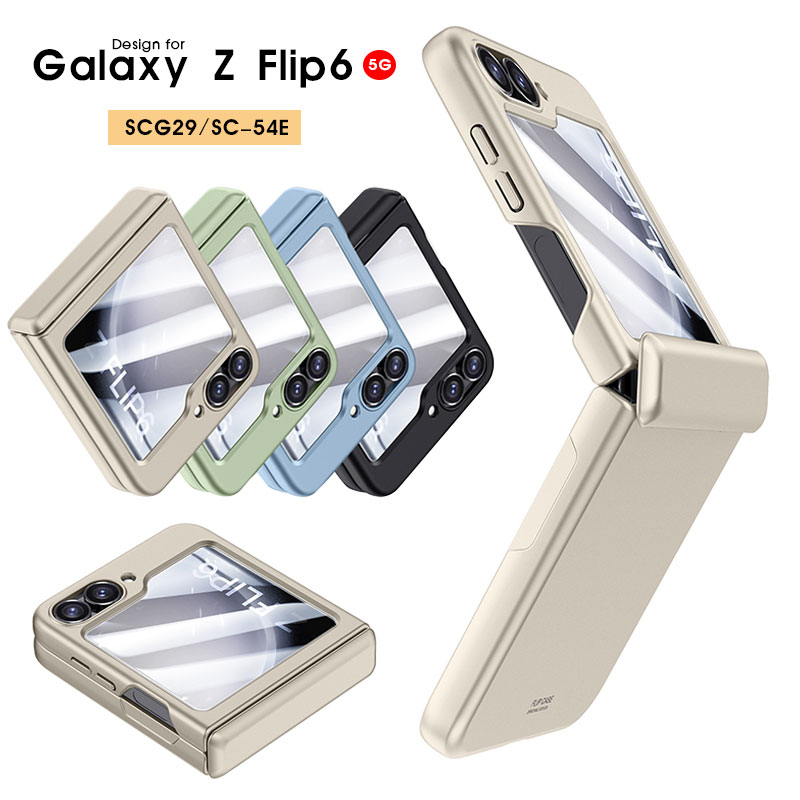 スマホケース Galaxy Z Flip6 5Gケース SCG29ケース SC-54Eケース サブ画面保護 ギャラクシーZ フリッ..