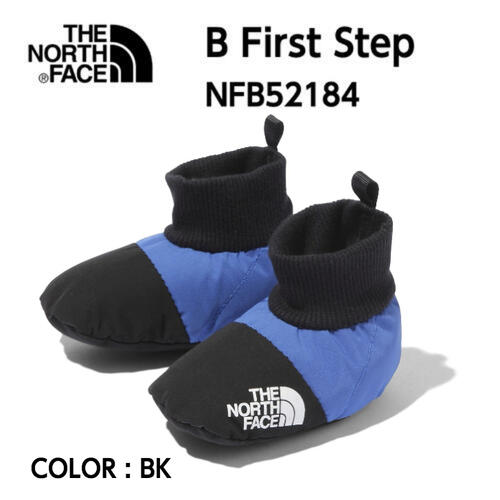 B First Step ベビーズ ファースト ステップ（ベビー）BK TNFブルー×TNFブラック 10~12cm ベビー キッズ ルームシューズ 滑り止め ギフト NFB52184