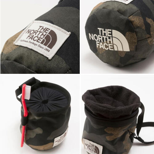 【国内正規品】【THE NORTH FACE ノースフェイス】K Loop Chalk Bag ループチョークバッグ キッズ BO バーントオリーブワックスカモプリント ワンサイズ ブラシホルダー付き NMJ71952