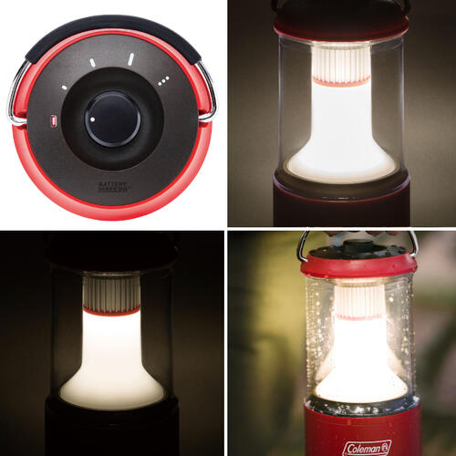 【国内正規品】【coleman コールマン】バッテリーガードLED ランタン/1000 レッド ランタン ライト バッテリー 防水性能 軽量 2000034245