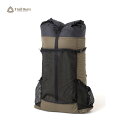 【Trail Bum トレイルバム】STEADY ステディ KHAKI バックパック ロールトップ メッシュポケット リップストップナイロン 軽量 UL ウルトラライト トレッキング アウトドア
