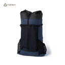 【Trail Bum トレイルバム】STEADY ステディ Navy Mサイズ 40-50L バックパック ロールトップ メッシュポケット リップストップナイロン 軽量 UL ウルトラライト トレッキング アウトドア