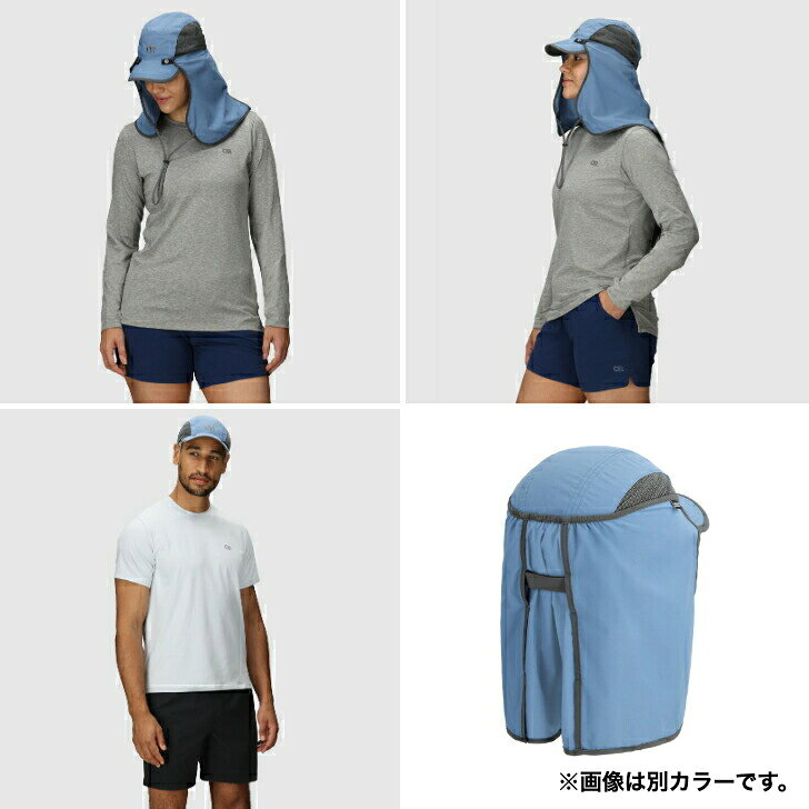 FUNCTIONJUNCTIONの【OUTDOOR RESEARCH アウトドアリサーチ】サンランナーキャップ ヴァイパー キャップ 帽子 約79g 取り外可能ケープ メッシュサイドパネル 軽量 吸汗速乾性 超通気性 UPF40 水辺 トレイル トレッキング トレラン マーケット アウトドア 19845831 0727602883 国内正規品｜アングル2
