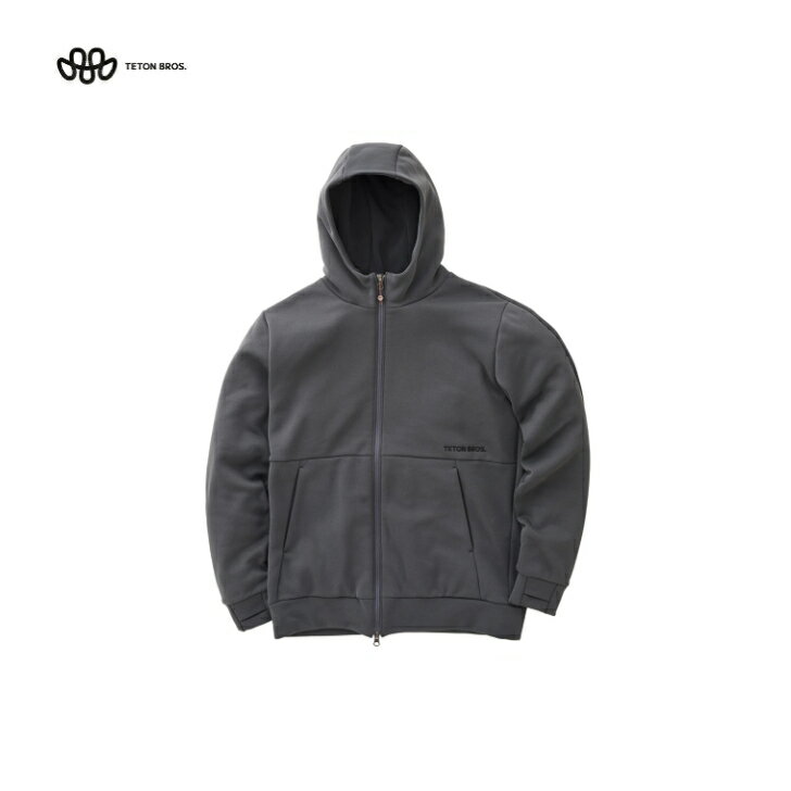 【TETON BROS. ティートンブロス】OCTA Fleece Zip Hoody オクタフリースジップフーディ Gunmetal ガン..