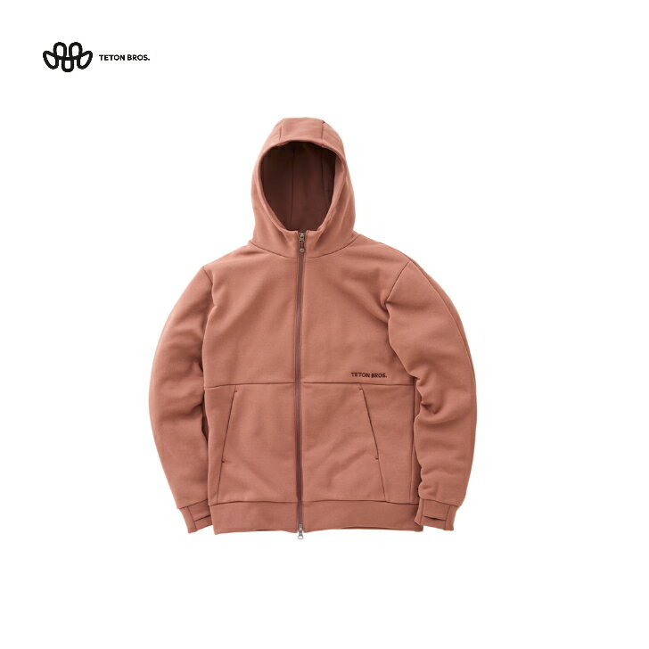 【TETON BROS. ティートンブロス】OCTA Fleece Zip Hoody オクタフリースジップフーディ Azuki アズキ ..