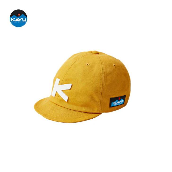 樂天商城 - 【KAVU カブー】ベースボールキャップ マスタード ワンサイズ キャップ 帽子 ベースボールキャップ コットン100％素材 サイズ調節可能 タウンユース アウトドア 19820248 国内正規品