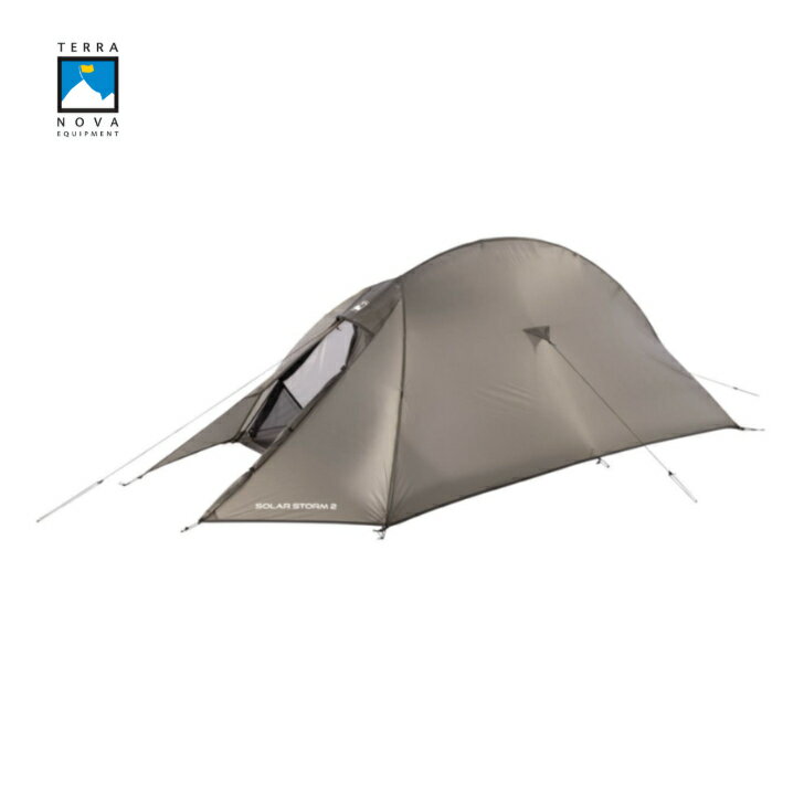【TERRA NOVA テラノヴァ】ソーラーストーム2 ストームグレー テント 2人用 完全自立 超軽量 流線型 高耐風性 日本限定モデル キャンプ ハイク 登山 山行 アウトドア TSS2001 国内正規品