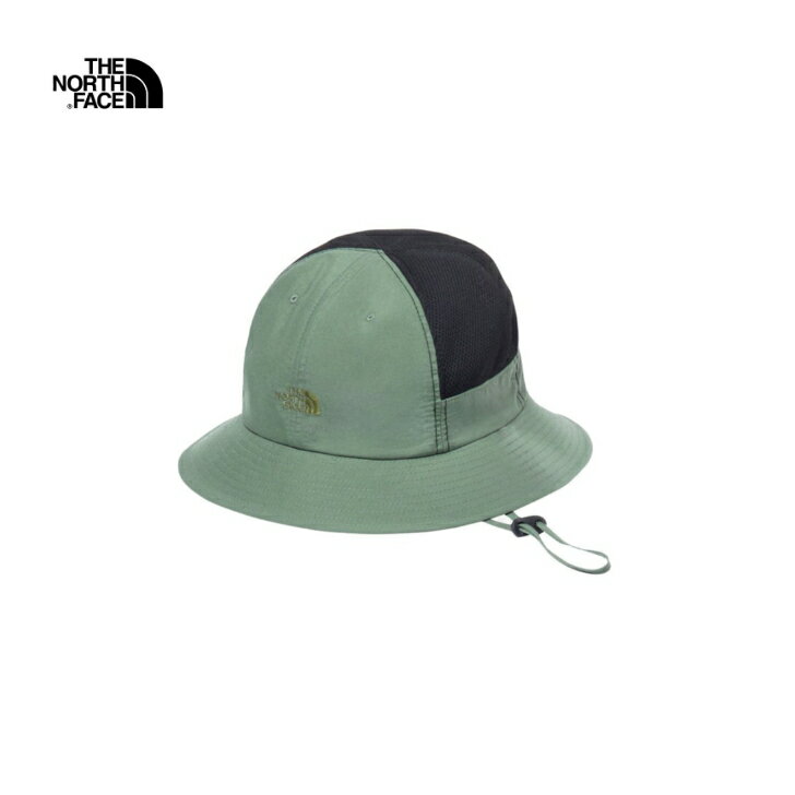 Rakuten - 【THE NORTH FACE ノースフェイス】ベントメッシュハット（キッズ） DG ダックグリーン KLサイズ ハット 帽子 サイズの調節可能 日除け 取り外し可能あご紐 普段使い キャンプ 林間学校 おでかけ アウトドア NNJ02522 国内正規品