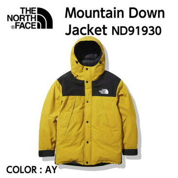 【国内正規品】【THE NORTH FACE ノースフェイス】Mountain Down Jacket マウンテンダウンジャケット AY アローウッドイエロー メンズ ダウン GORE-TEX ゴアテックス 防水 保温 ND91930 5%OFF