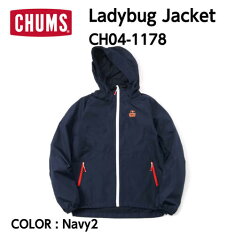 【国内正規品】【CHUMSチャムス】LadybugJacketレディバグジャケットBlack2ジャケットアウター撥水超軽量トレッキングジョギングサイクリングCH04-1178