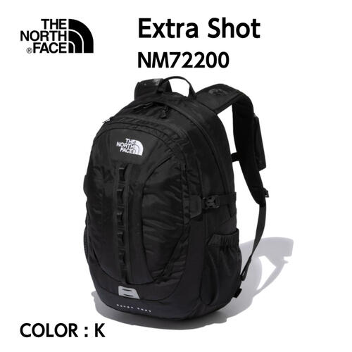 【国内正規品】【2022春夏】【THE NORTH FACE ノースフェイス 】Extra Shot エクストラショット K ブラック デイパック 30L NM72200