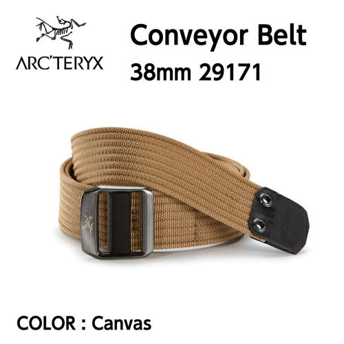 【国内正規品】【2022春夏】【ARC'TERYX アークテリクス】Conveyor Belt 38mm コンベヤー ベルト 38mm Canvas Sサイズ ウェビングベルト 38mm幅 29171