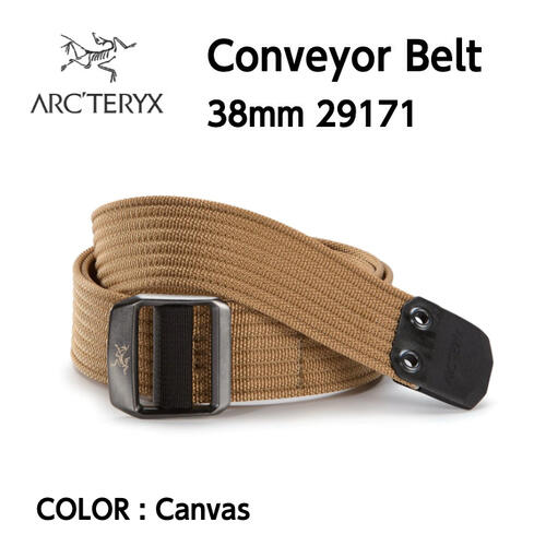 【国内正規品】【2022春夏】【ARC'TERYX アークテリクス】Conveyor Belt 38mm コンベヤー ベルト 38mm Canvas Mサイズ ウェビングベルト 38mm幅 29171