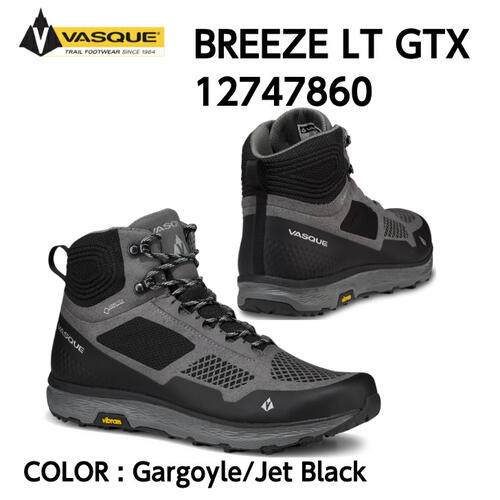 【VASQUE バスク】BREEZE LT GTX ブリーズ LT GTX Gargoyle / Jet Black トレッキング ハイキング 12747860 国内正規品 20 OFF