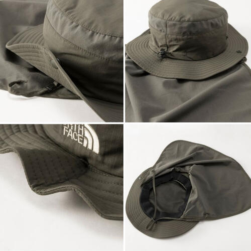 【国内正規品】【2022春夏】【THE NORTH FACEノースフェイス】Sunshield Hat サンシールドハット NT ニュートープ ユニセックス 日焼け対策 シールド あご紐 取り外し可能 UVケア 虫よけ加工 トレッキング アウトドア NN02103