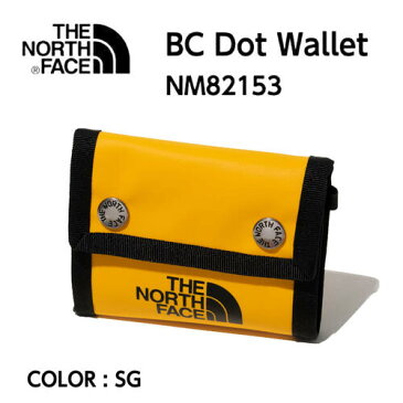 【国内正規品】【2022春夏】【THE NORTH FACEノースフェイス】BC Dot Wallet BCドットワレット SG サミットゴールド 財布 ウォレット 三つ折り 日常使い アウトドア NM82153