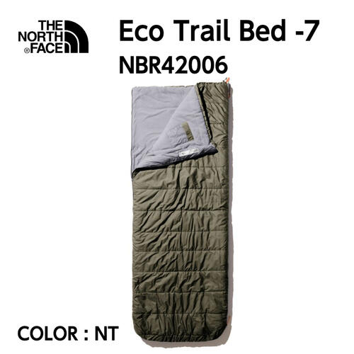 【THE NORTH FACE ノースフェイス 】Eco Trail Bed -7 エコトレイルベッド-7 NT ニュートープ RH-REGサイズ スリーピングバッグ 寝袋 封筒型 化繊わた 3シーズン キャンプ 車中泊 アウトドア NBR42006 国内正規品 10 OFF