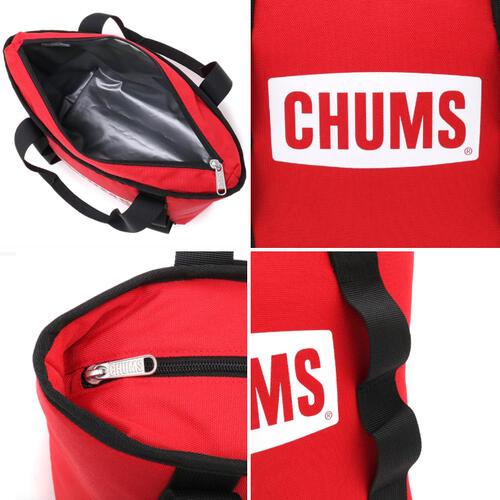 【国内正規品】【2022春夏】【CHUMS チャムス】CHUMS Logo Soft Cooler Mini Tote チャムスロゴソフトクーラーミニトート Red ソフトクーラーバッグ トートバッグ型 軽量 ランチバッグ ピクニック アウトドア CH60-3307 5%OFF