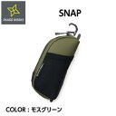 【PAAGO WORKS パーゴワークス】SNAP スナップ モスグリーン ポーチ ショルダーハーネス用 バックパック 着脱機能