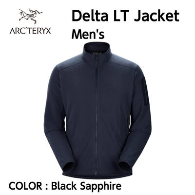 【国内正規品】【2022秋冬】【ARC'TERYX アークテリクス 】Delta LT Jacket Men's デルタ LT ジャケット メンズ Black Sapphire Mサイズ ジャケット ミッドレイヤー マイクロフリース ポーラテック ライトウェイト