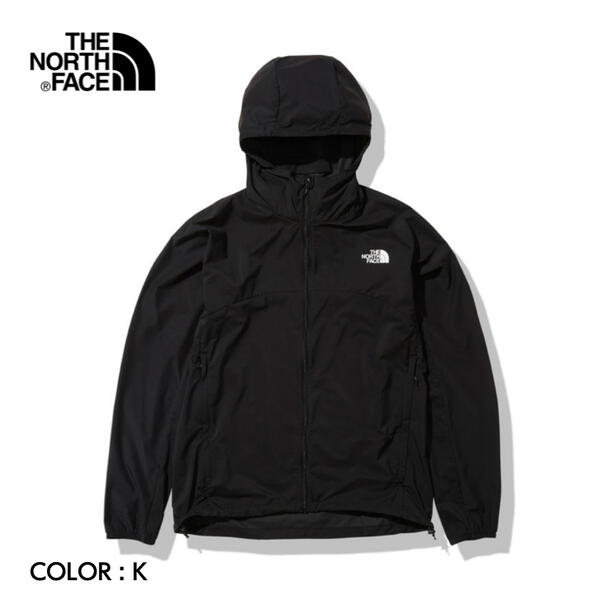 【THE NORTH FACE ノースフェイス 】Swallowtail Hoodie スワローテイルフーディ メンズ K ブラック ウインドシェル 軽量 パッカブル仕様 静電ケア トレイルラン 登山 キャンプ アウトドア NP22202 国内正規品 10%OFF